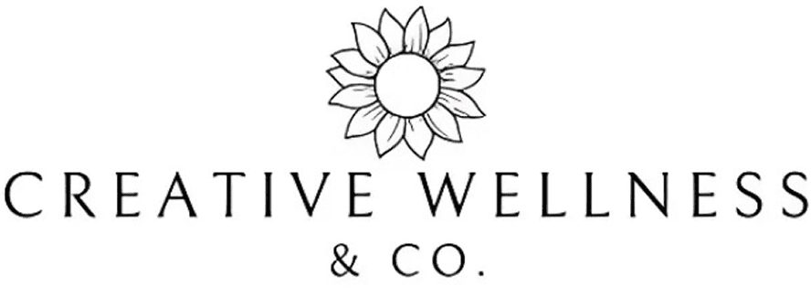 Creative Wellness & Co. logo with sunflower.